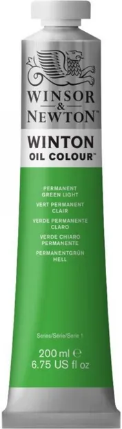 Winsor & Newton Winton Vopsea de ulei Winton - Verde permanent, 200 ml