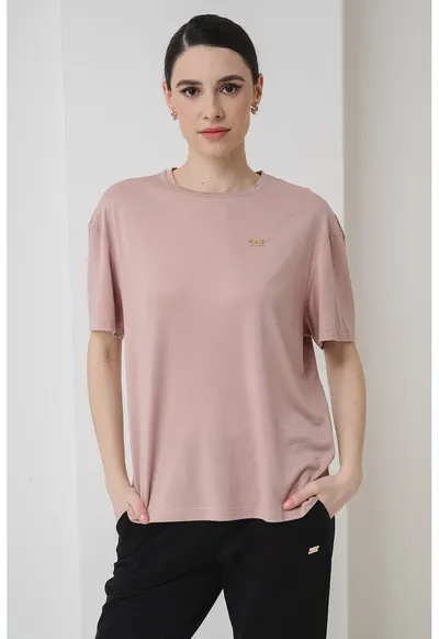 Tricou relaxed fit - Lila
