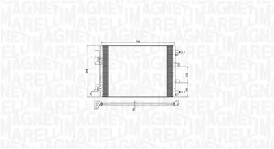Condensator climatizare (cu uscator) potrivit FORD C-MAX II, FOCUS III, GRAND C-MAX 1.0 1.6D 07.10-02.20