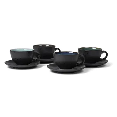 Cești negre/albastru-închis 4 buc. din ceramică 240 ml Gastro Black/Mix – Bitz