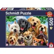 Puzzle 500 piese, Selfie-uri de caine, Schmidt
