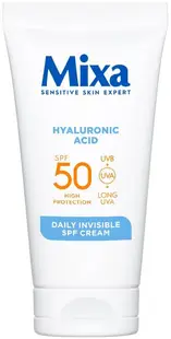 Mixa Cremă de protecție solară cu acid hialuronic, SPF50, 50 ml