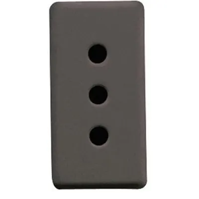 Priza standard italian 1 modul Gewiss System GW21201, negru