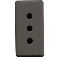 Priza standard italian 1 modul Gewiss System GW21201, negru