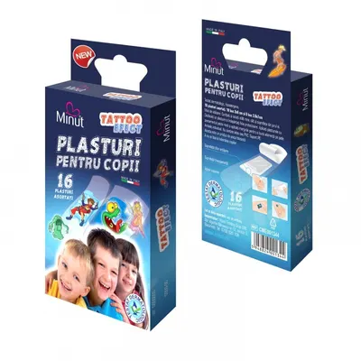 Plasturi Minut pentru copii TATTOO EFECT