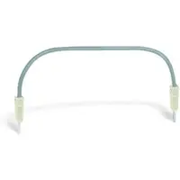 Push-in type wire jumper; insulated; wire length 110 mm; Conductor cross section 0.75 mm²; suitable for 2000 and 2020 Series rail-mounted terminal blocks; gray