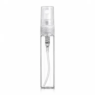 Sticluță transparentă reutilizabilă cu spray și capac