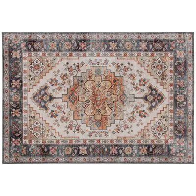 HOMCOM Covor cu Fir Scurt Boem Antiderapant și Lavabil 230x160 cm Maro | Aosom Romania