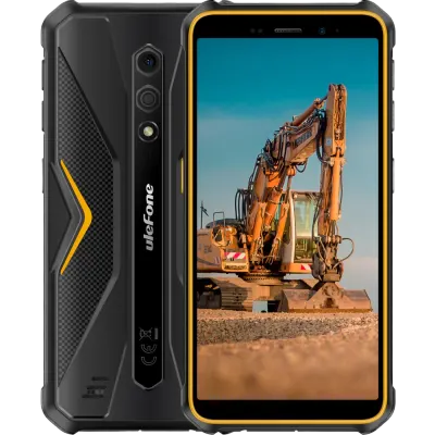 Telefon Ulefone Armor X12, 4G, Dual SIM, 5.45 HD, Octa-Core Helio A22, 3GB RAM, 32GB, NFC, Android 13 Go, Orange