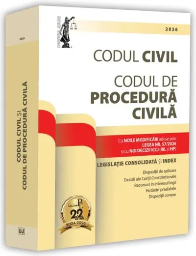 Codul civil și Codul de procedură civilă: mai 2026 - Paperback brosat - Dan Lupaşcu