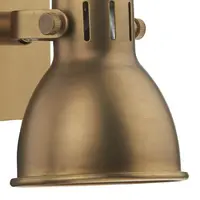 Corp de iluminat tip spot Idaho Single Wall Spotlight Natural Brass