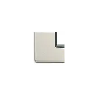 Placa ornament 2 module centrale Vimar(Eikon) Bright matt silver