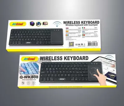 Tastatură Wireless cu Touchpad, Andowl Q-WK808