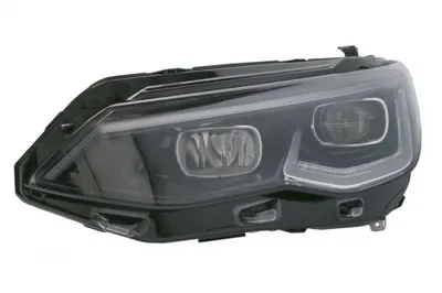 Far stanga (LED, electric, cu motor, culoare insert: negru) potrivit VW GOLF VIII 07.19