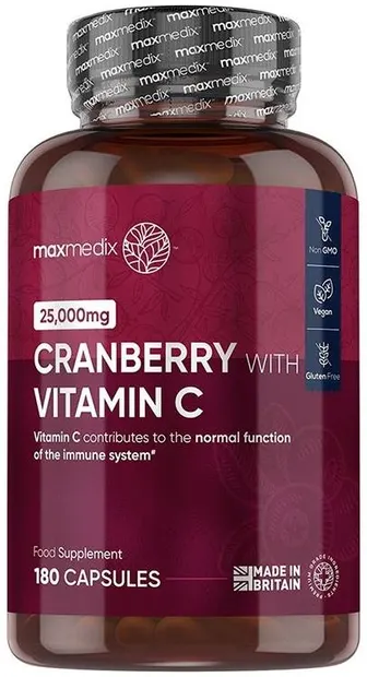 Cranberry with Vitamin C, 180 capsule, Weight World