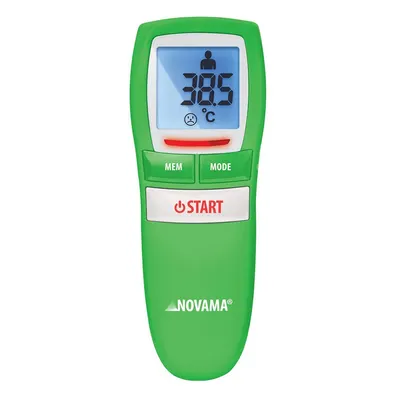 Termometru non-contact Novama Free pentru masurarea temperaturii corpului, camerei, suprafetei Verde