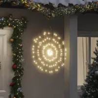 Gossi lumini stelare de craciun 140 led-uri, 4 buc., alb cald, 17 cm