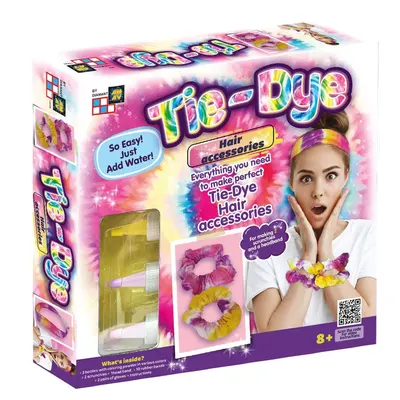 Set creatie accesorii de par colorate AM-AV Tie-Dye Fashion Time