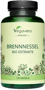 Brennnessel Bio Extrakte, 120 capsule, Vegavero