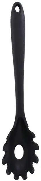 Lingură de silicon pentru spaghete Elekom - EK-2116, 30 cm, neagră