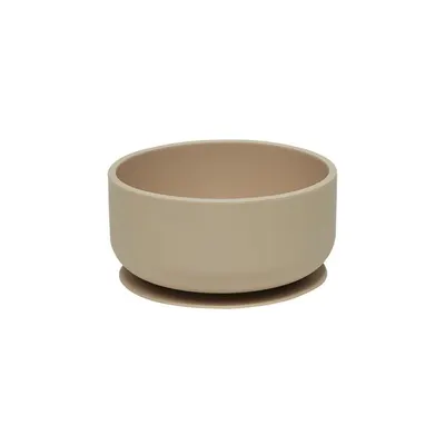 Bol pentru copii bej din silicon ø 6 cm Enkei – OYOY Mini