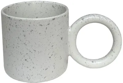 Cană Maison - Terrazzo, 270 ml, alb/gri