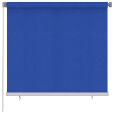 vidaXL Jaluzea rulantă de exterior 165 (l) x 140 (î) cm, albastru, HDPE