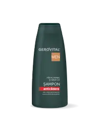 Șampon Anticădere Cu Procapil și Apigenină Stopează și Previne Căderea Părului, Efect De Fortifiere, Gerovital Men, 400 Ml