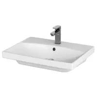 Lavoar baie suspendat alb 60 cm, dreptunghiular, Cersanit City