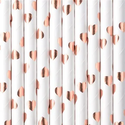 Paie rose gold inimi 19.5 cm