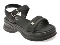 Sandale FLAVIA PASSINI negre, 56111, din piele ecologica
