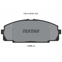 Set placute frana, frana disc TEXTAR 2146801