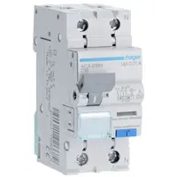 Intrerupator automat RCBO 1P+N 16A/10MA, C, 6KA, TIP A Hager ACA916H