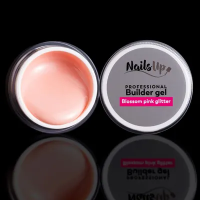 Gel UV Constructie NAILSUP Blossom Pink Glitter 50g