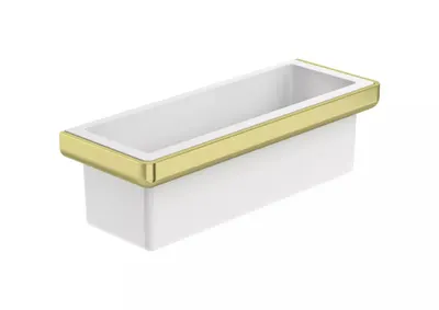 Raft dus Roca Tempo A817028VA0, mintare pe perete, 300 x 110 mm, mat, Auriu
