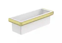 Raft dus Roca Tempo A817028VA0, mintare pe perete, 300 x 110 mm, mat, Auriu