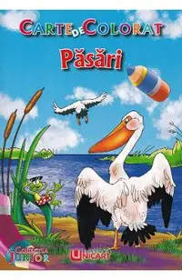Carte de colorat. Pasari