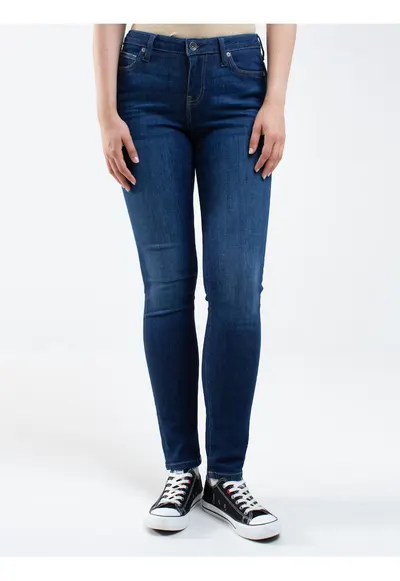 Kitty 447 Blugi slim fit cu talie joasa