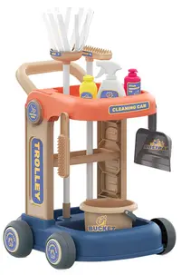 Set joc Chipolino - Cărucior de curățare cu accesorii