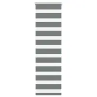 Gossi jaluzea tip zebra gri inchis latime tesatura 35,9 cm poliester