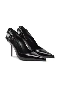 Pantofi dama piele naturala - negru - Negru