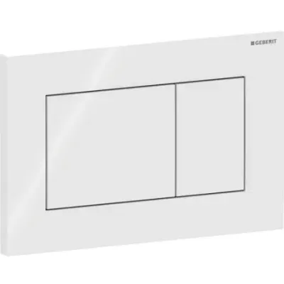 Clapeta actionare rezervor wc, alb, Geberit Sigma01