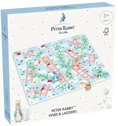 Joaca de copii Orange Tree Toys - Târâtoare și scări, Peter Rabbit