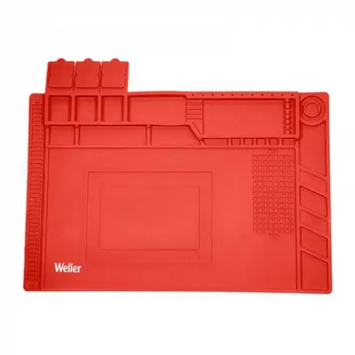 Covoras multifunctional din silicon pentru pistoale de lipit Weller WLACCWSM2-02EU, 455 x 300 mm, 500 C