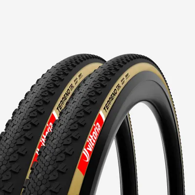 Set 2 cauciucuri gravel talon flexibil Vittoria Terreno T30 700x38 tanwall