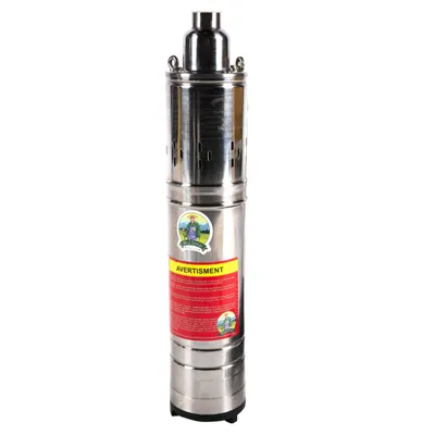 Pompa submersibila Micul Fermier, 1.1 kW, debit maxim 3600 l/h, inaltime maxima de pompare 80m, cu snec