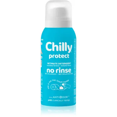 Chilly Protect No Rinse spuma de curatat pentru igiena intima 100 ml