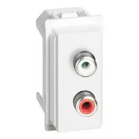 L.now - Modul Dublu Rca Alb