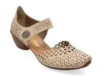 Pantofi RIEKER bej, 43753, din piele naturala