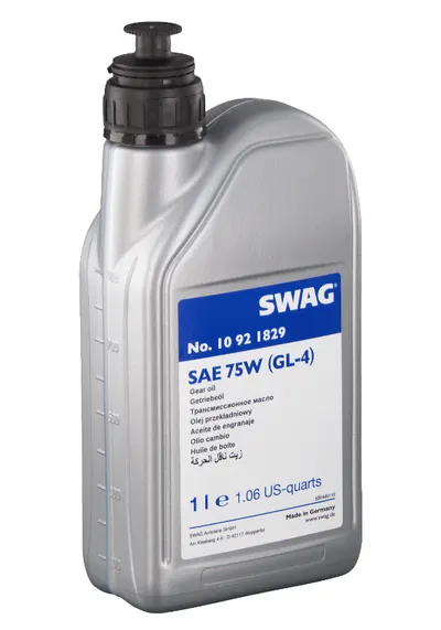 Ulei pentru cutie viteze cu cuplaj dublu DSG SWAG GL-4 10 92 1829 75W, culoare galben, volum 1 litru 1L